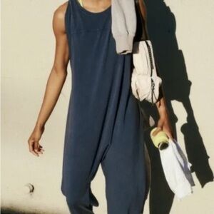 Free people movement hot shot twisted onesie - navy